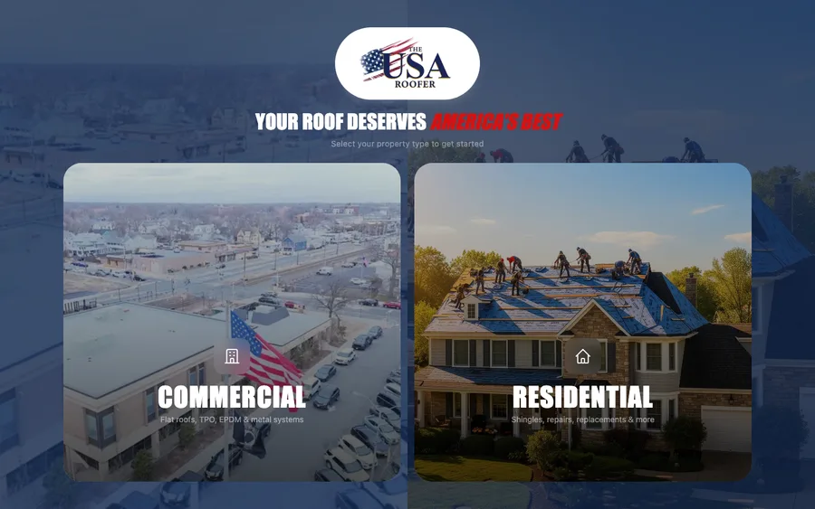 The USA Roofer website
